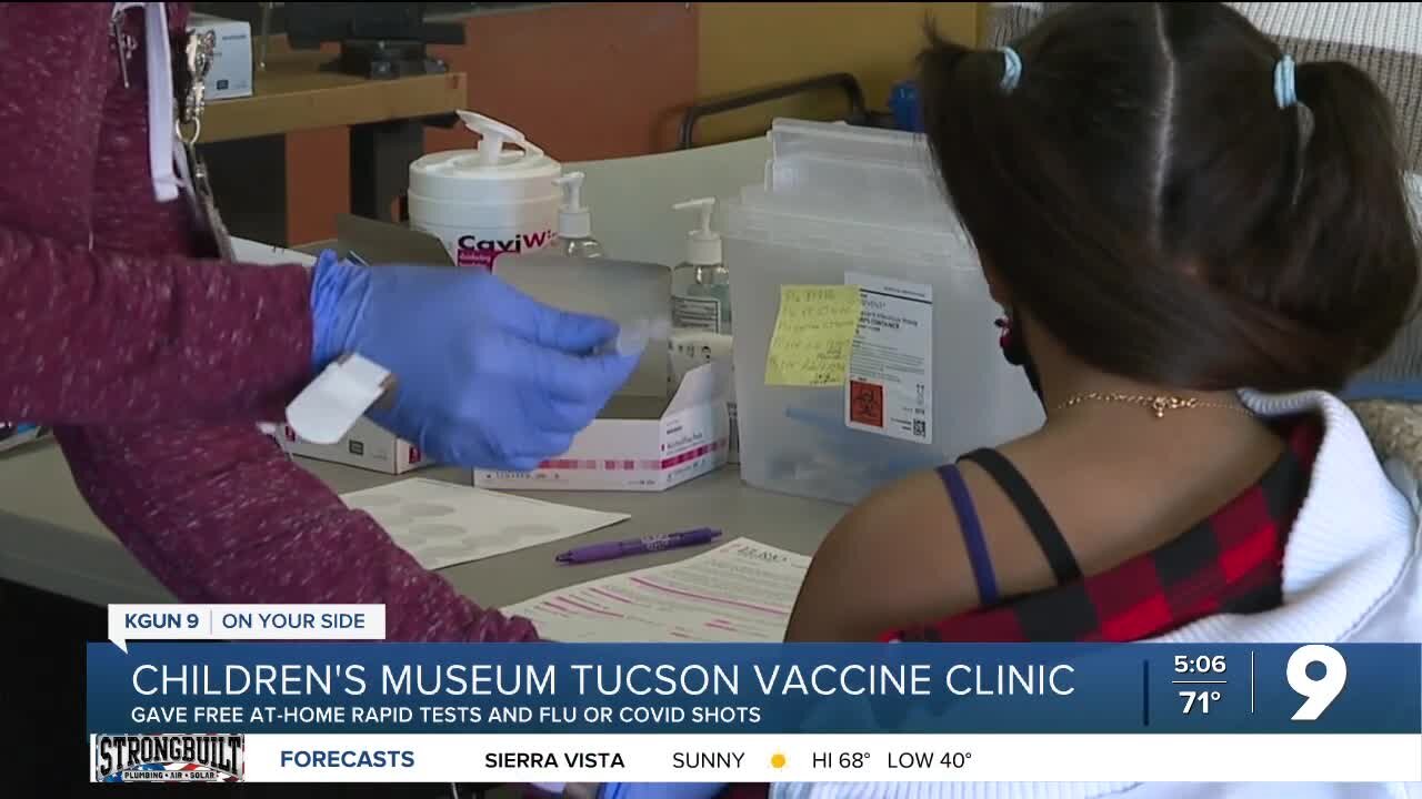 Children's Museum Tucson to offer free admission, vaccine clinic Dec. 12