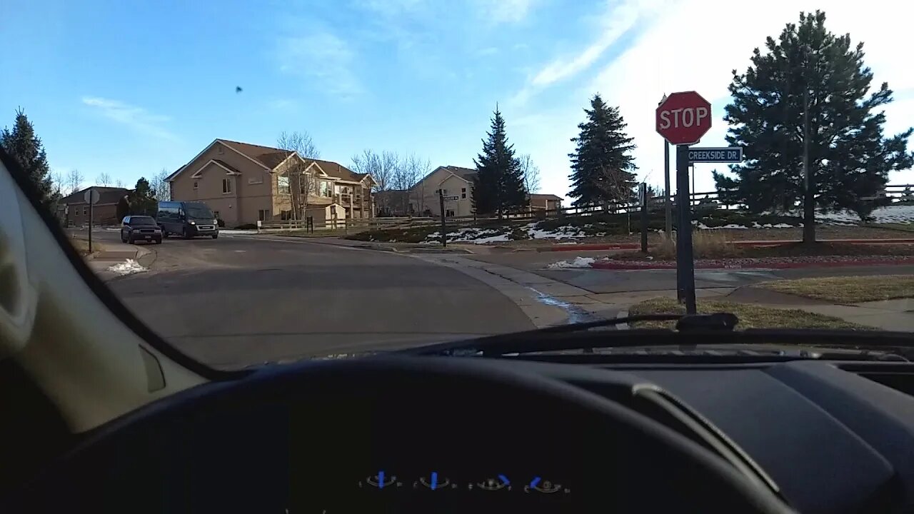 Amazon Driver runs Stop Sign Again
