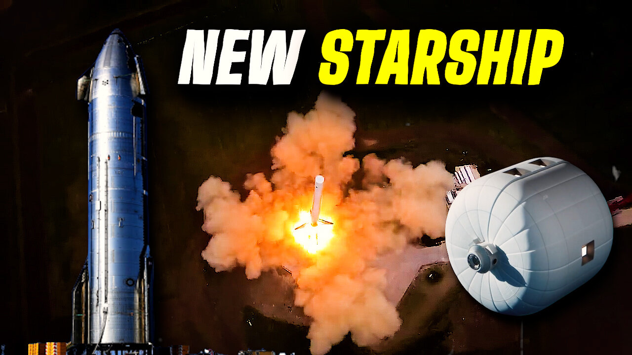 SpaceX's futuristic New Starship revealed #spacexstarship #elonmuskspacex #spacexnews