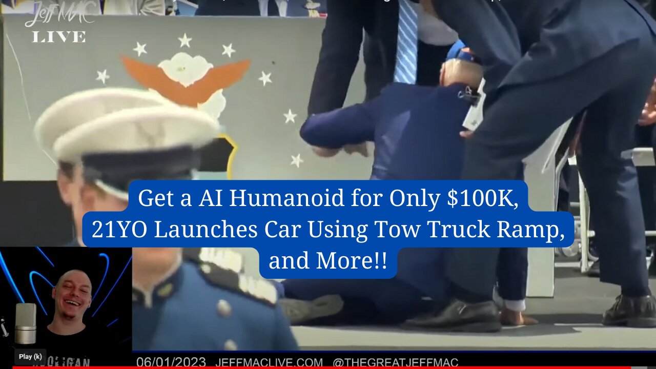 Get a AI Humanoid for Only $100K, 21YO Launches Car Using Tow Truck Ramp, and More!!