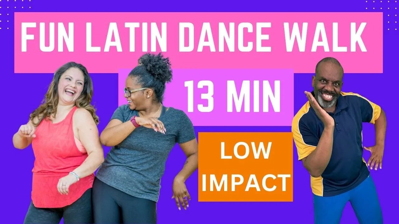 Latin Dance Workout for Fun and Fitness | 13 Minutes | Beginners & Senior Friendly.