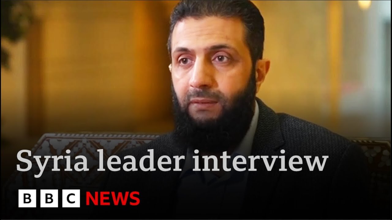 Syria is “not a threat to the world” its new Islamist leader tells BBC | BBC News