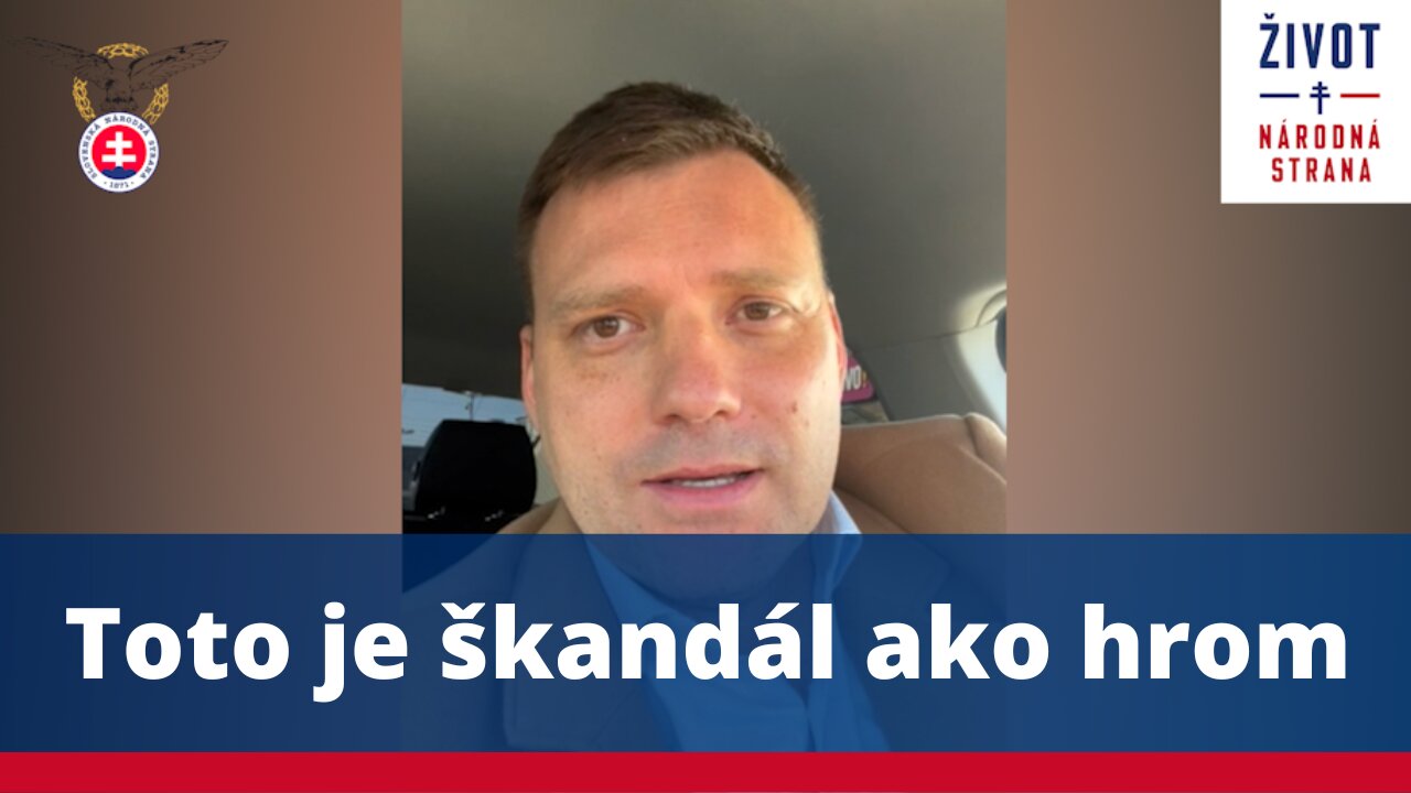 Toto je škandál ako hrom