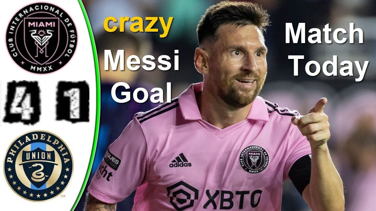 Inter Miami vs Philadelphia 4-1 Highlights & All Goals | Leagues Cup 2023 ( Messi Goals )