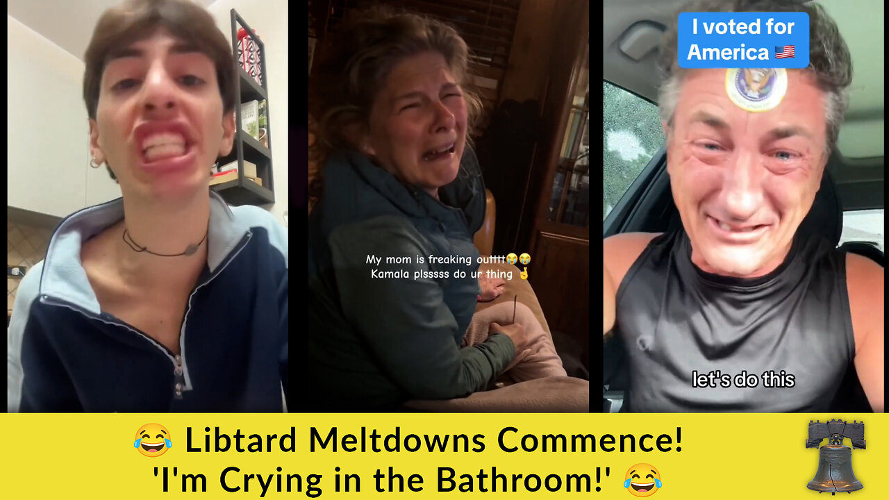 😂 Libtard Meltdowns Commence! 'I'm Crying in the Bathroom!' 😂