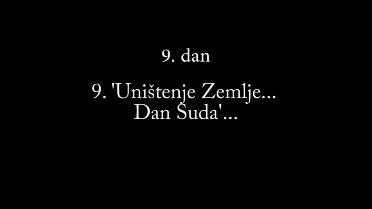 LJUBAV SE OHLADILA - 9. 'Uništenje Zemlje... Dan Suda'