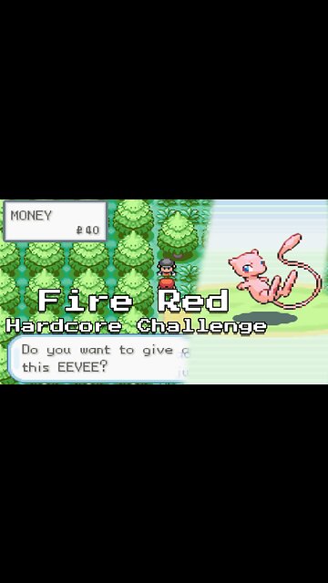 Pokemon Fire Red Hardcore Challange - GBA Hack ROM for Pro Player with More Features