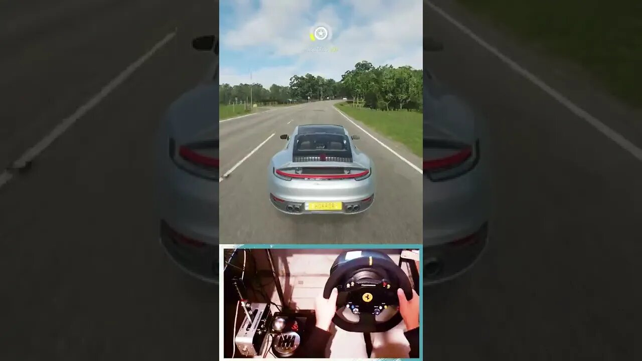 Speeding in my stock Porsche 911 Carrera - Forza Horizon 4 #shorts