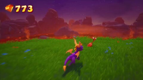 Spyro Year Of The Dragon Part 2-Lava World