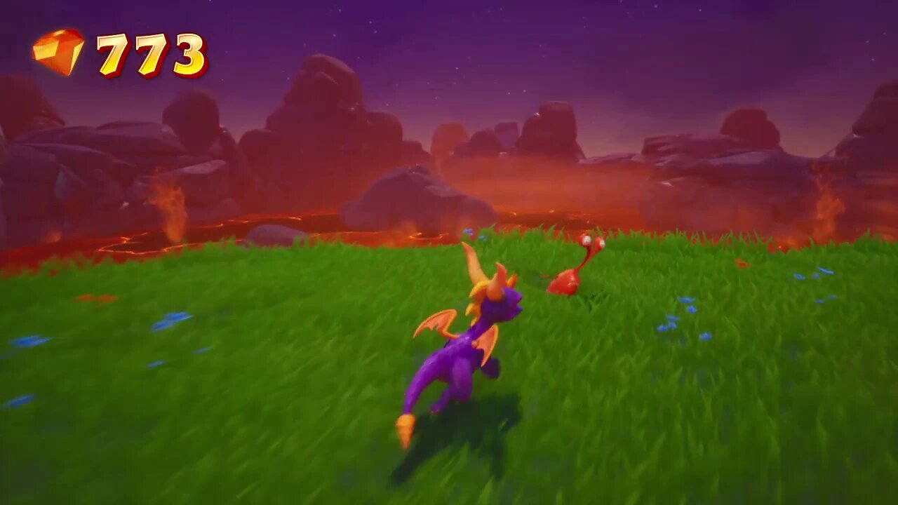 Spyro Year Of The Dragon Part 2-Lava World
