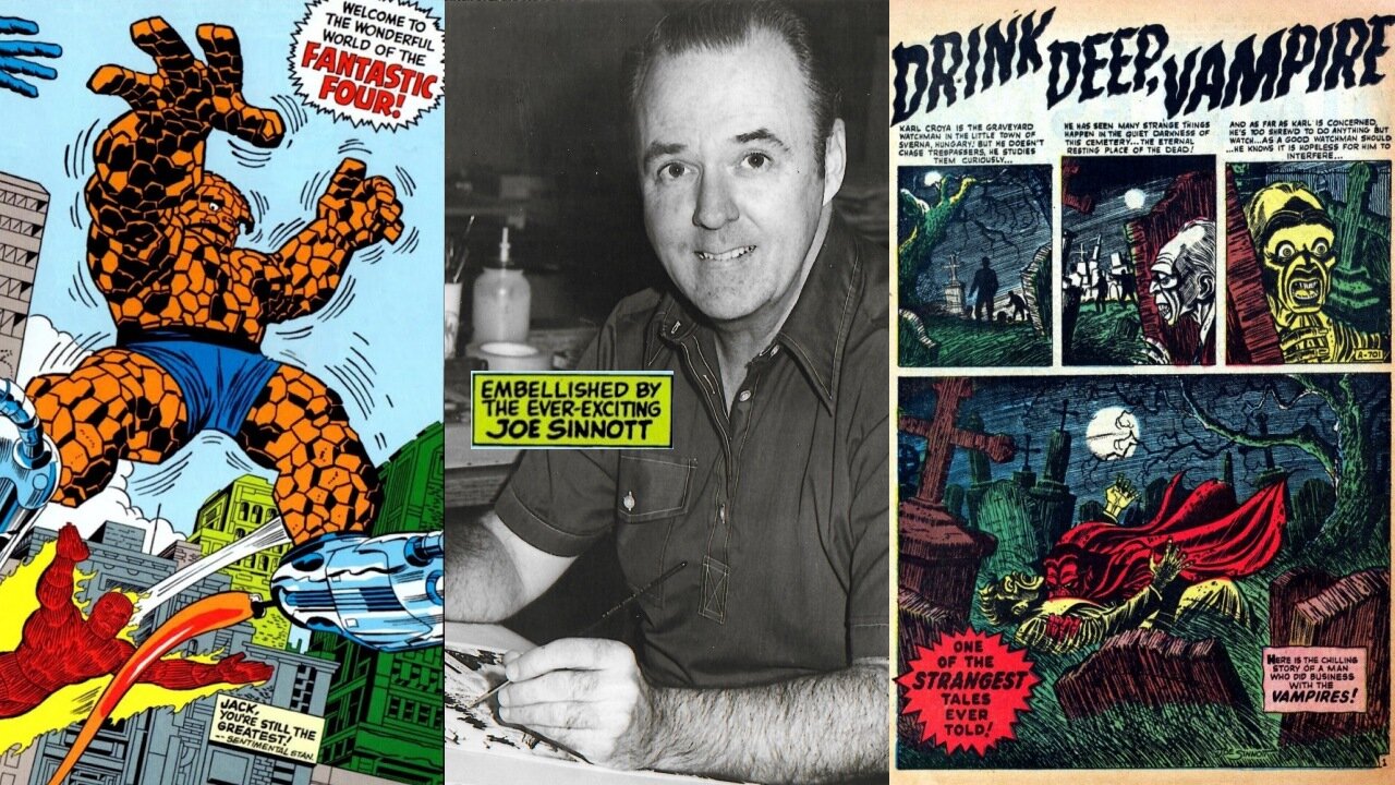 HAUNTED THRILLS Video Archive Part One: ATLAS and MARVEL COMICS Artist JOE SINNOTT