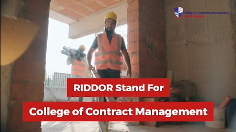 RIDDOR Stand For - Find out now