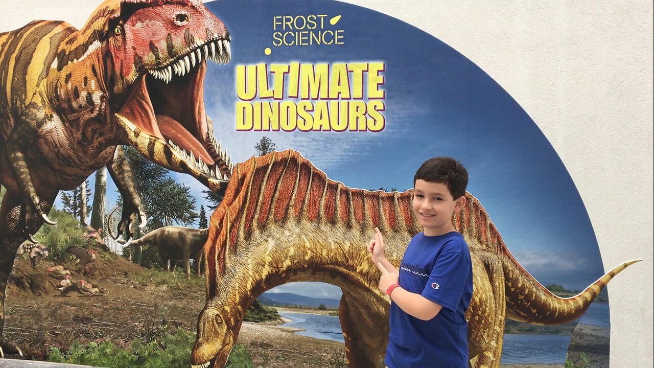 Ultimate Dinosaur Exhibit at the Frost Museum!