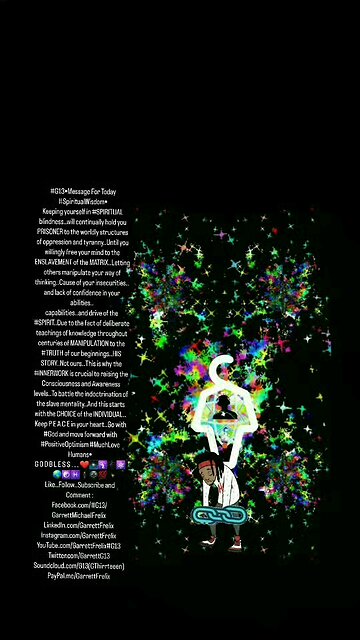 FREE YOURSELF FROM SPIRITUAL BLINDNESS AND AWARENESS