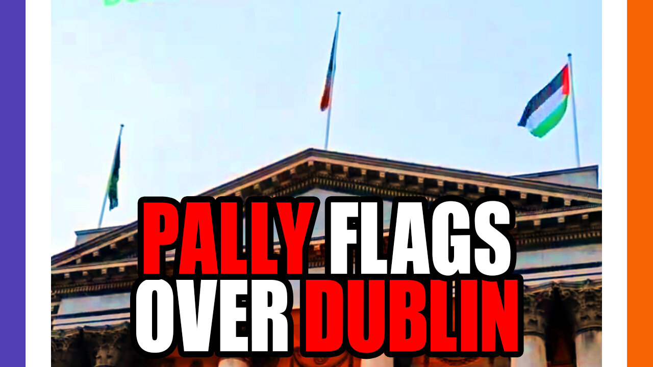 Irish City Flies The Palestinian Flag