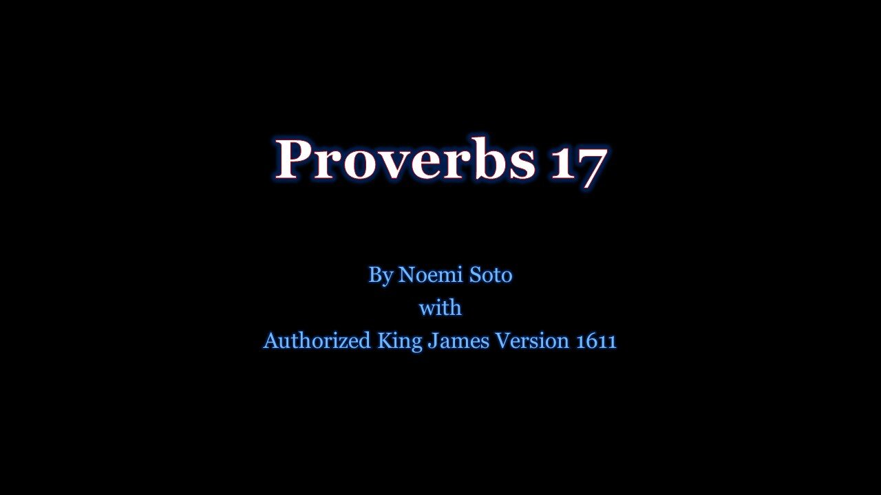 Proverbs 17