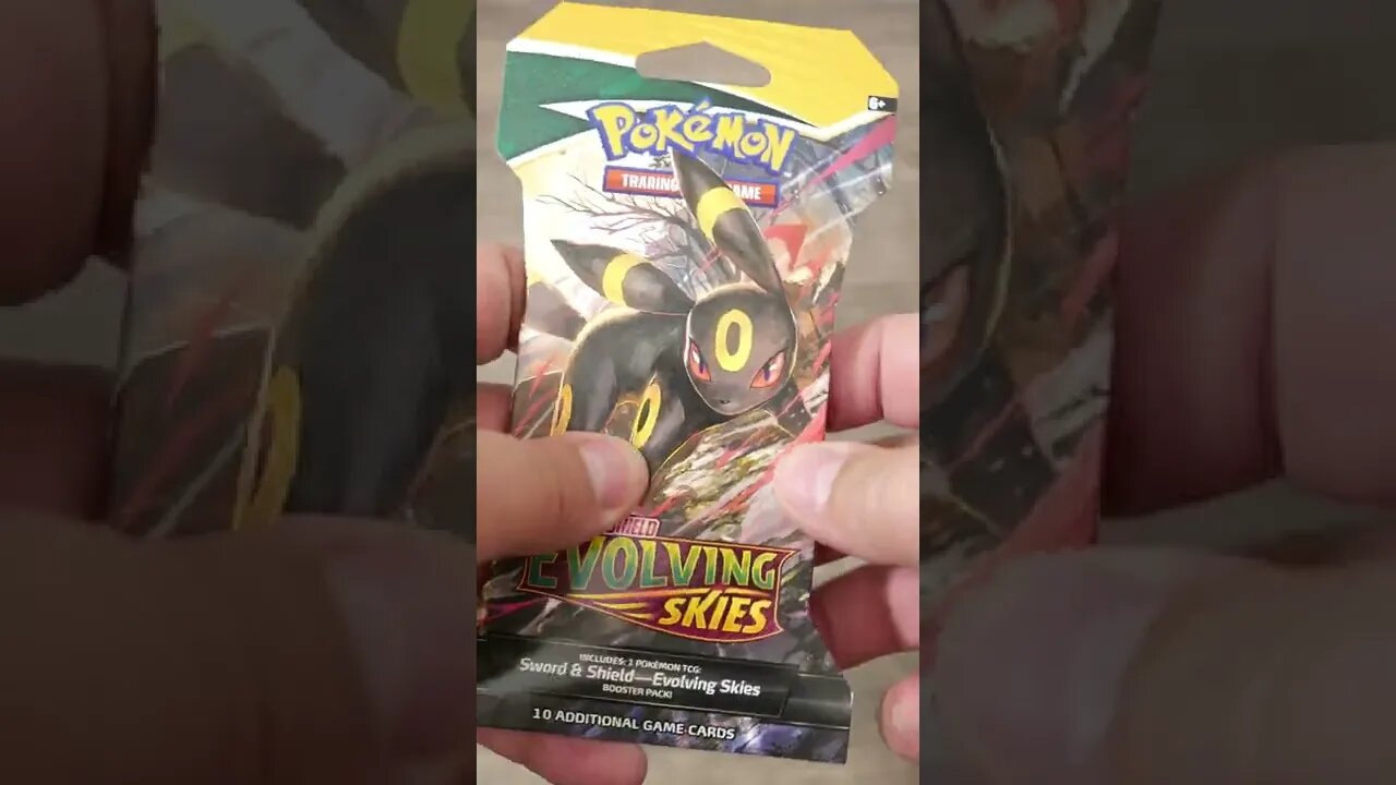 #SHORTS Unboxing a Random Pack of Pokemon Cards 038