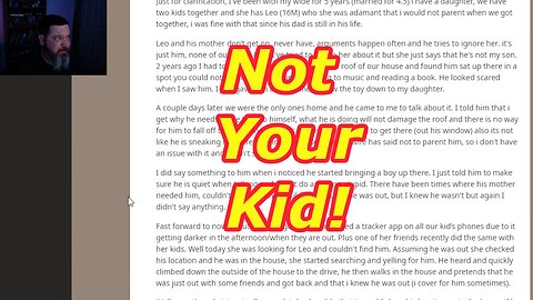 Don't parent my kid! AITA