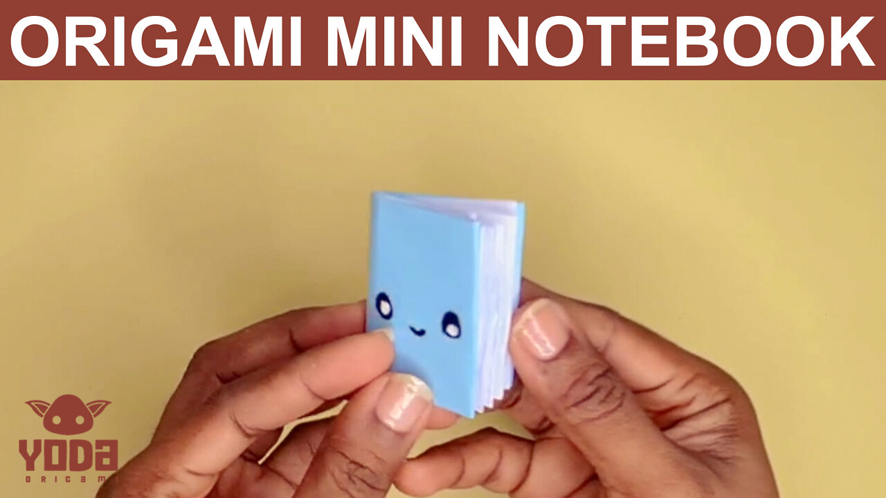 How To Make an Origami Mini Notebook - Easy And Step By Step Tutorial