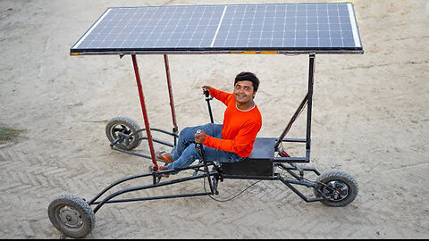 No Discharge | Solar Powered Electric Bike/Solar Powered Car