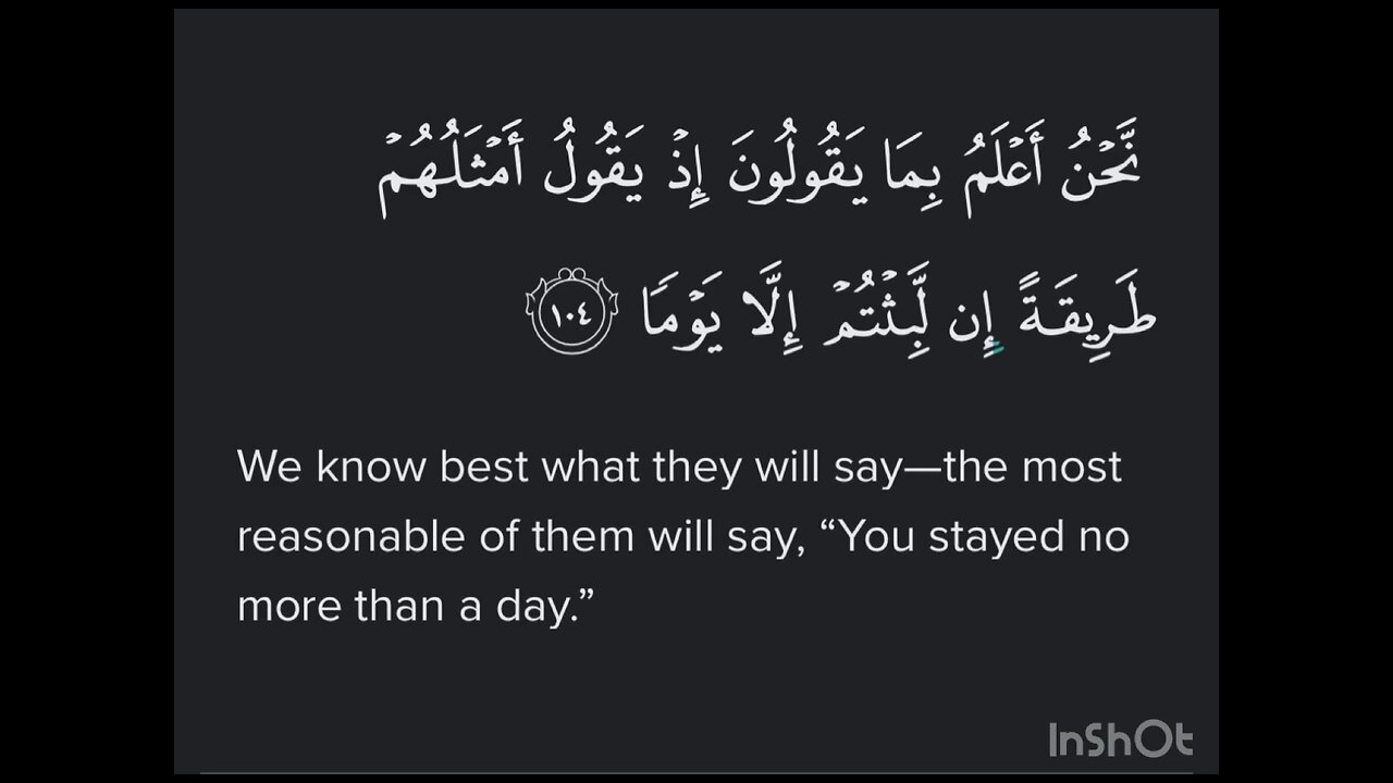 Surah TaHa Ayat 104