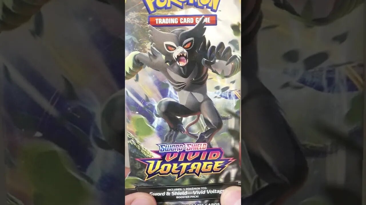 #SHORTS Unboxing a Random Pack of Pokemon Cards 107