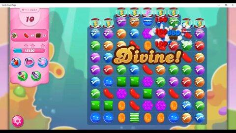 Candy Crush Level 5687 Talkthrough, 25 Moves 0 Boosters
