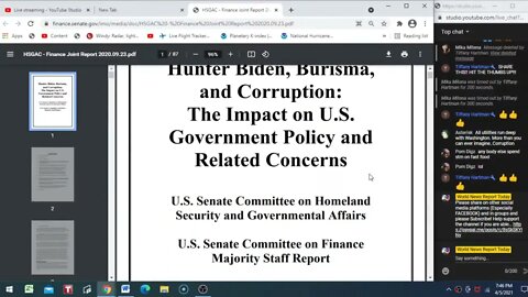 U.S. Senate Report On Hunter Biden 2020! - They All Knew Before The Election!