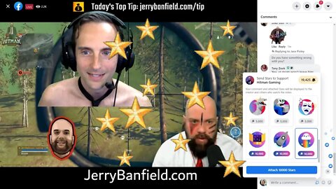 I Gave Hitman Gaming 10,000 Facebook Stars!