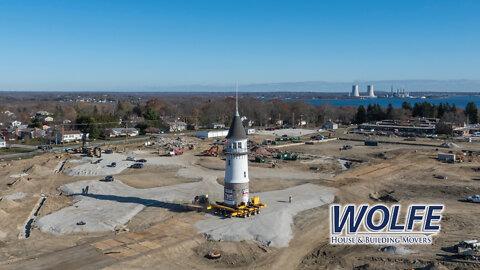 Historic Stone Tower Relocated in Bristol, RI