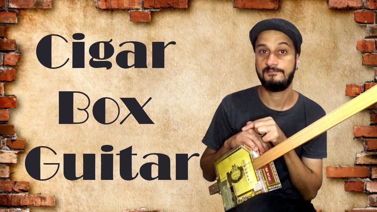 CIGAR BOX GUITAR FRETLESS - REVIEW E SONORIDADE