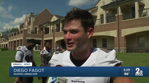 'Every day is an interview' for Ravens LB Diego Fagot