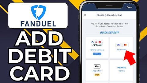 HOW TO ADD DEBIT CARD TO FANDUEL