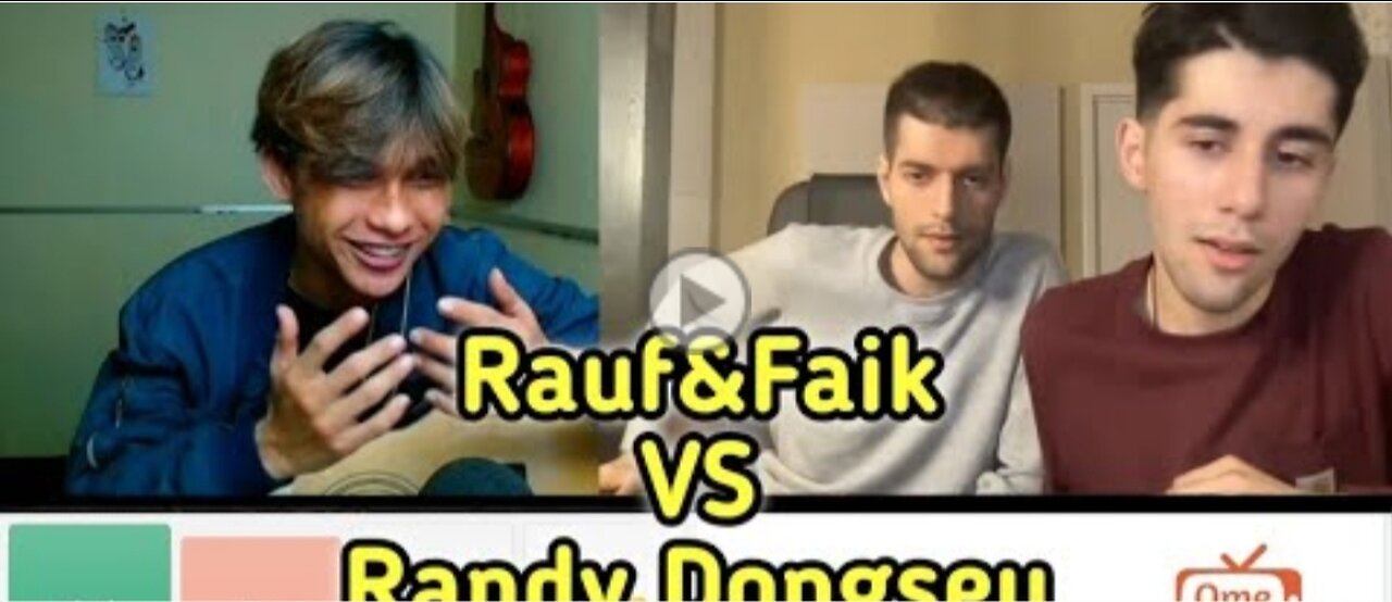 RANDY DONGSEU VS RAUF DAN FAIK SIAPA YANG TERBAIK ??? OME TV SINGING REACTION