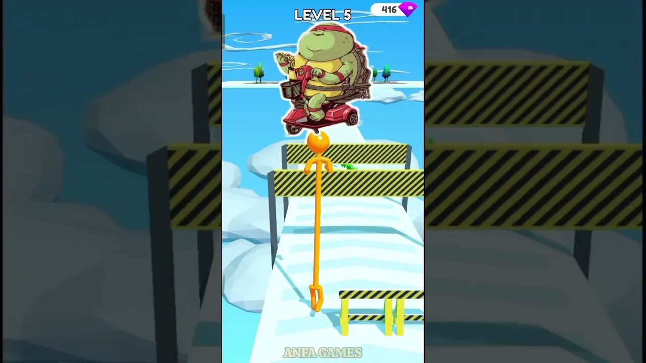 Tall Man Run Level 5 #gameplay #gameshorts #shortsfeed #funnyvideo #tallmanrun #amongus #games