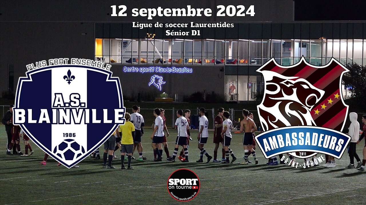 Faits saillants - Match du 12 septembre 2024 - As Blainville vs Ambassadeurs St-Jérôme