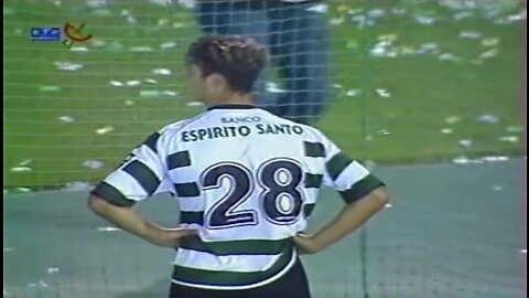 Cristiano Ronaldo first match for Sporting Lisbon - DEBUT 2002