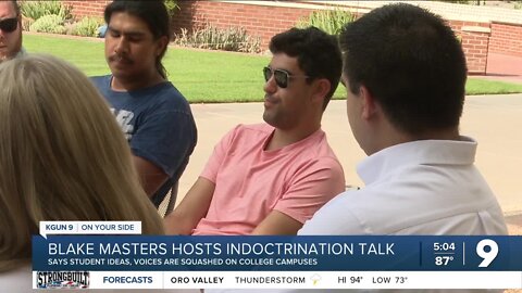 Blake Masters hosts indoctrination talk