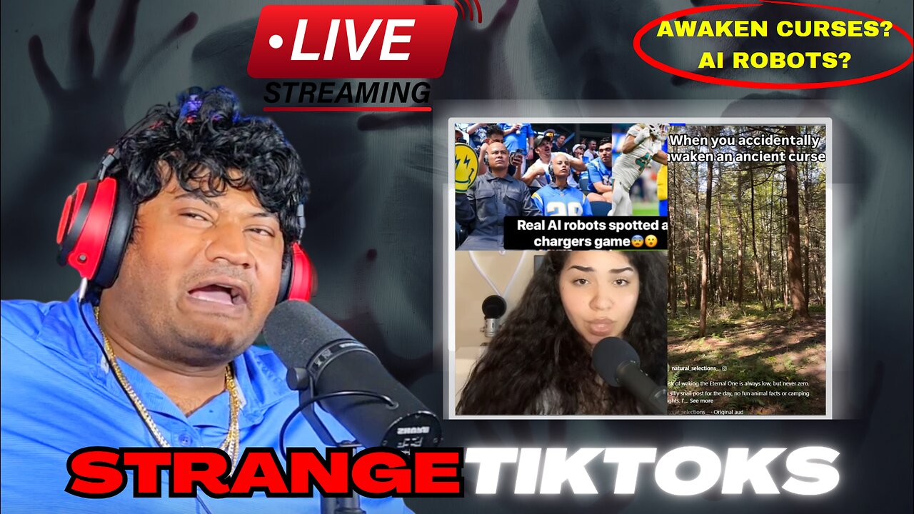 Weird and Creepy Tiktok Compilation Live Stream with Tedi (pt. 33)