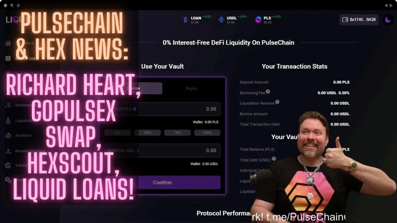 Pulsechain & Hex News: Richard Heart, GoPulseX Swap, HexScout, Liquid Loans!