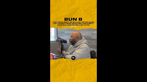 #bunb #ugk owes sony $2Mill, Never Made 💰 from 👑 & didn’t own r pub for 17yrs🎥 @bhighatl
