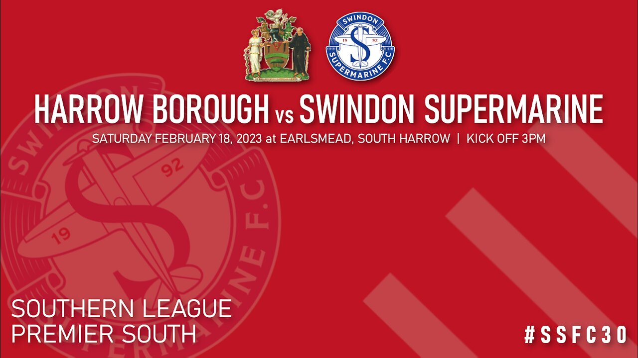 SLPS | Harrow Borough 1 Swindon Supermarine 3