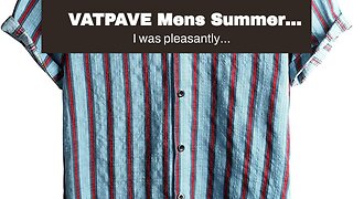 VATPAVE Mens Summer Tropical Shirts Short Sleeve Button Down Aloha Hawaiian Shirts