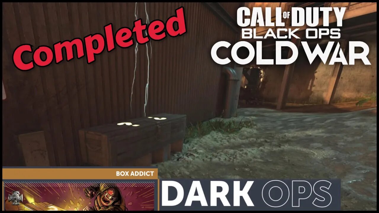 Cold War Dark Ops Challenge Box Addict / cold war dark ops calling cards