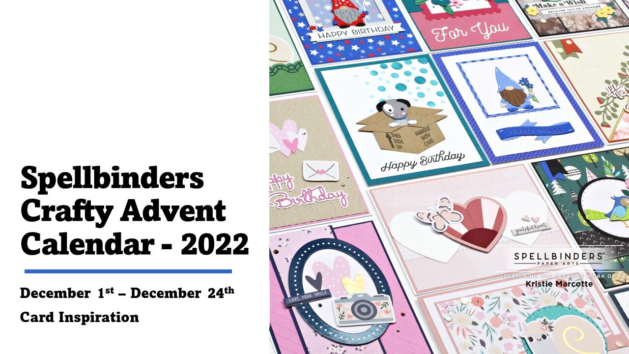 Spellbinders | Crafty Advent Calendar 2022 | Card Inspiration