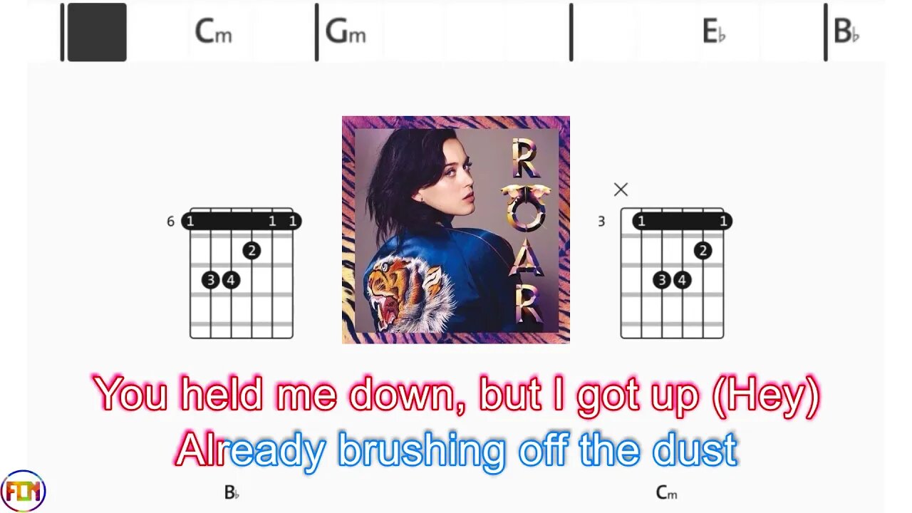 KATY PERRY - Roar - (Chords & Lyrics like a Karaoke)