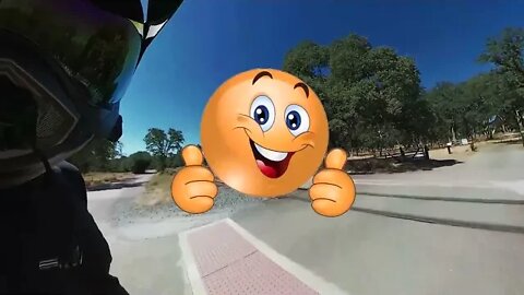 Insta360 One X mounted to chin guard of helmet test