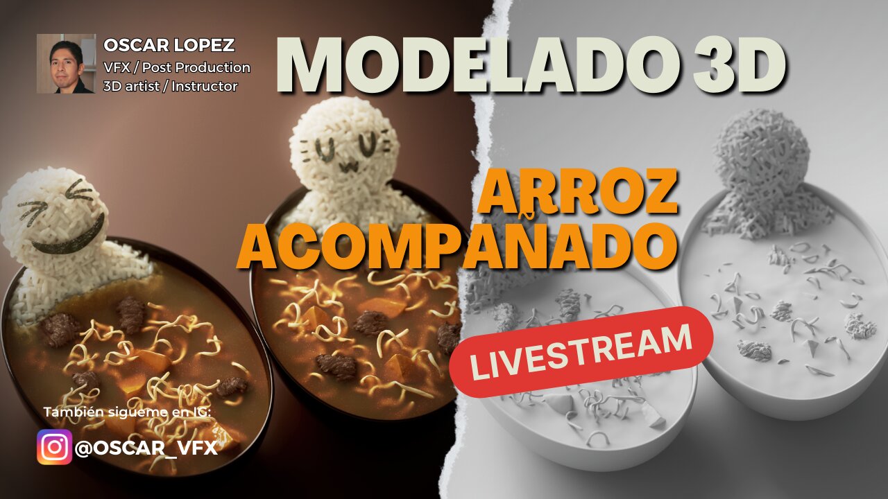 LIVE - Arroz Acompañado 3D - Consumer Goods