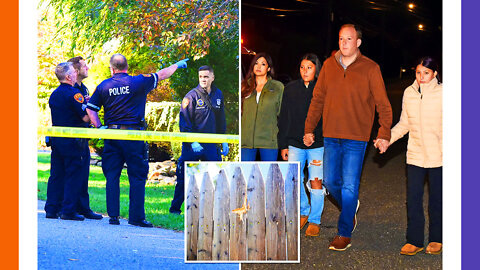 Two Shot In Front of Lee Zeldin's Home