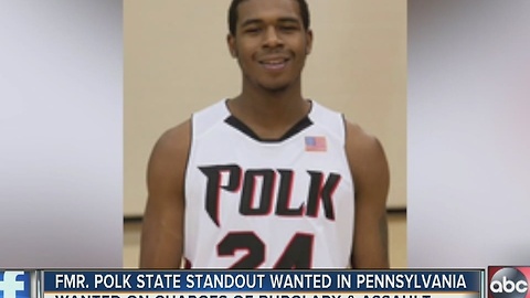 Former Polk State standout wanted in Pennsylvania